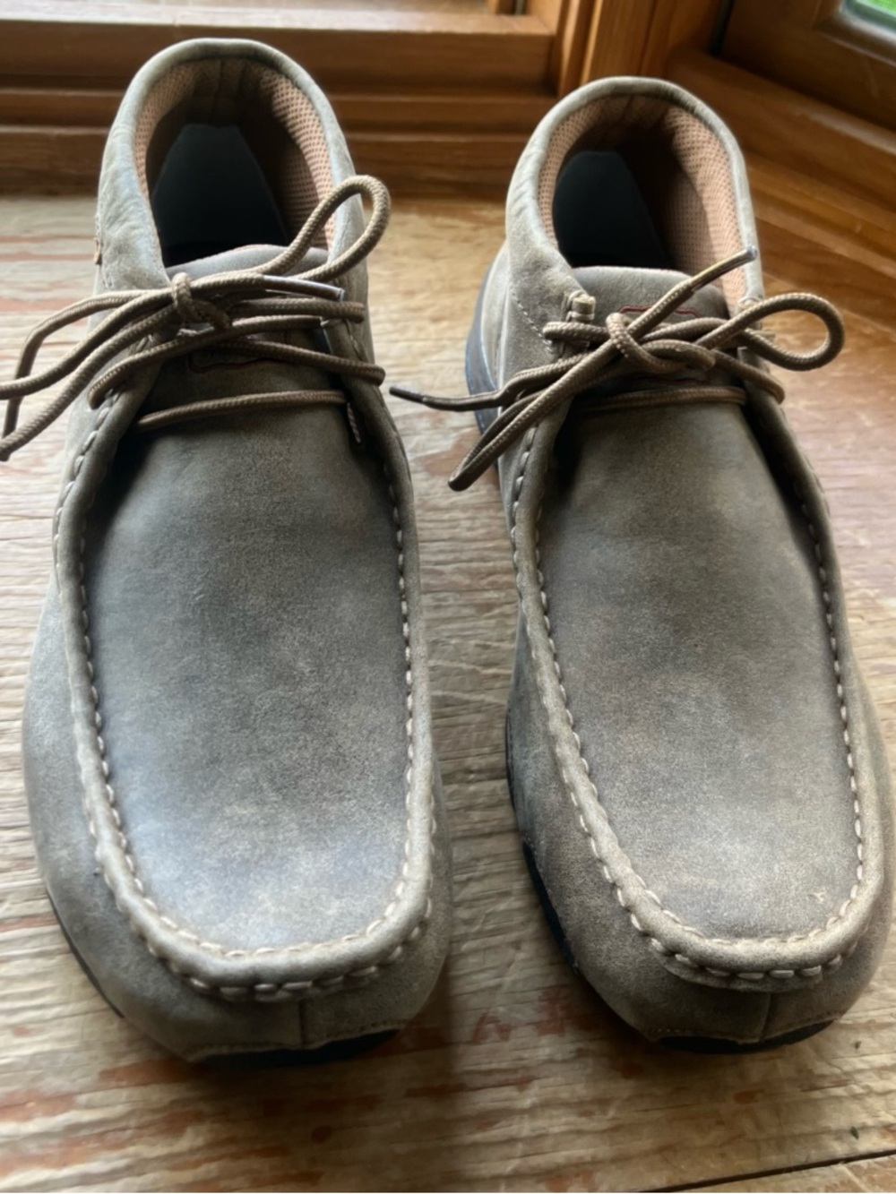 Twisted X Men's Brown Suede Moc Toe Lace-Up Chukka Style Size 9M